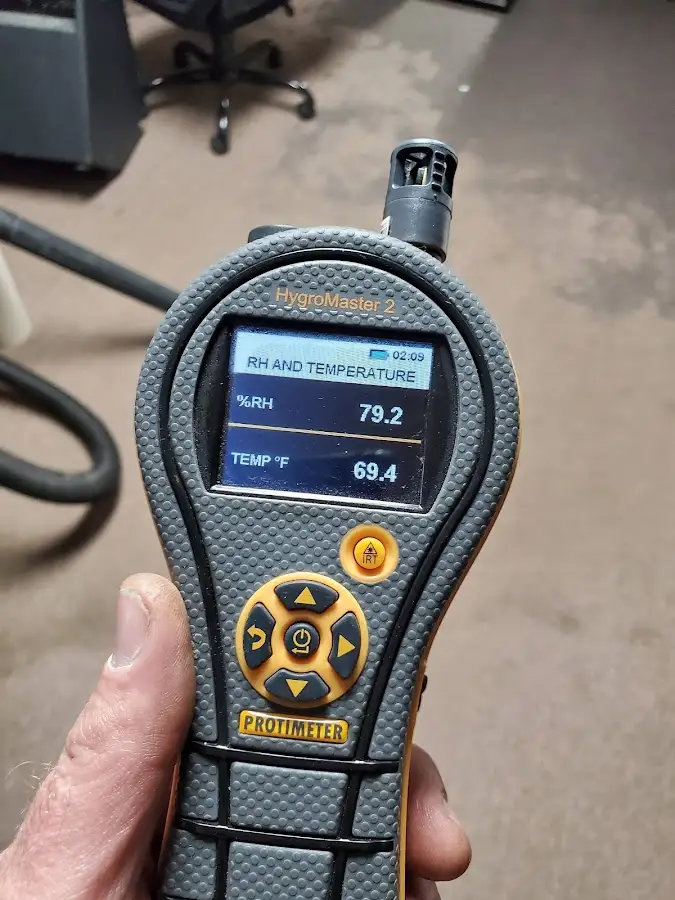 Moisture meter humidity assessment for Fire & Smoke Damage Restoration in Evansville